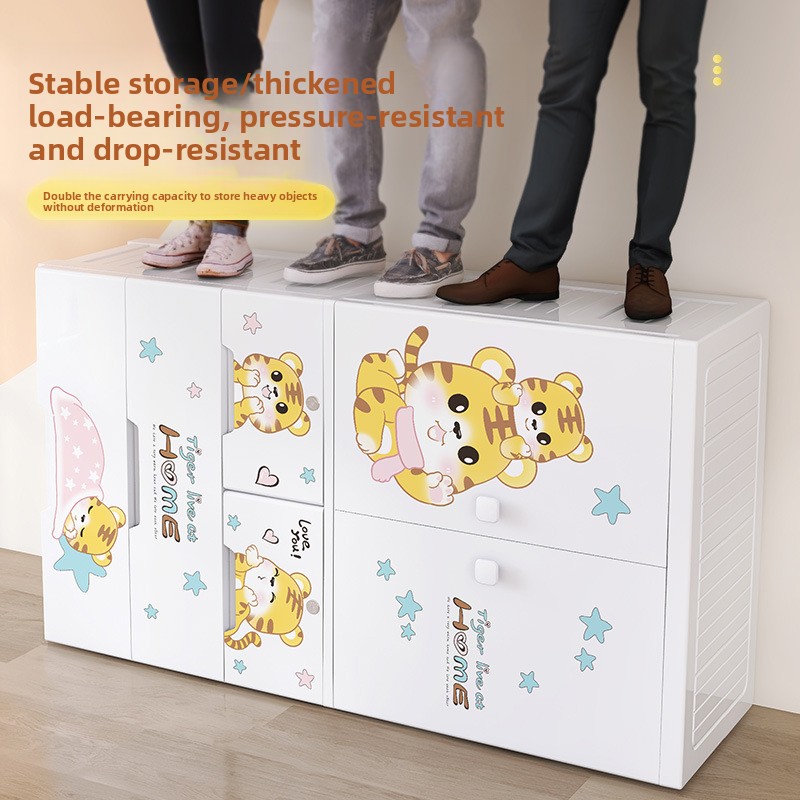 Thickened 5-Drawer Plastic Sto - Baby Nursery Drawers ulasan dan harga