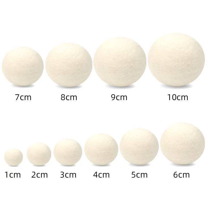 1-10pcs 1cm-10cm White Wool Fe - Baby Nursery Garland ulasan dan harga