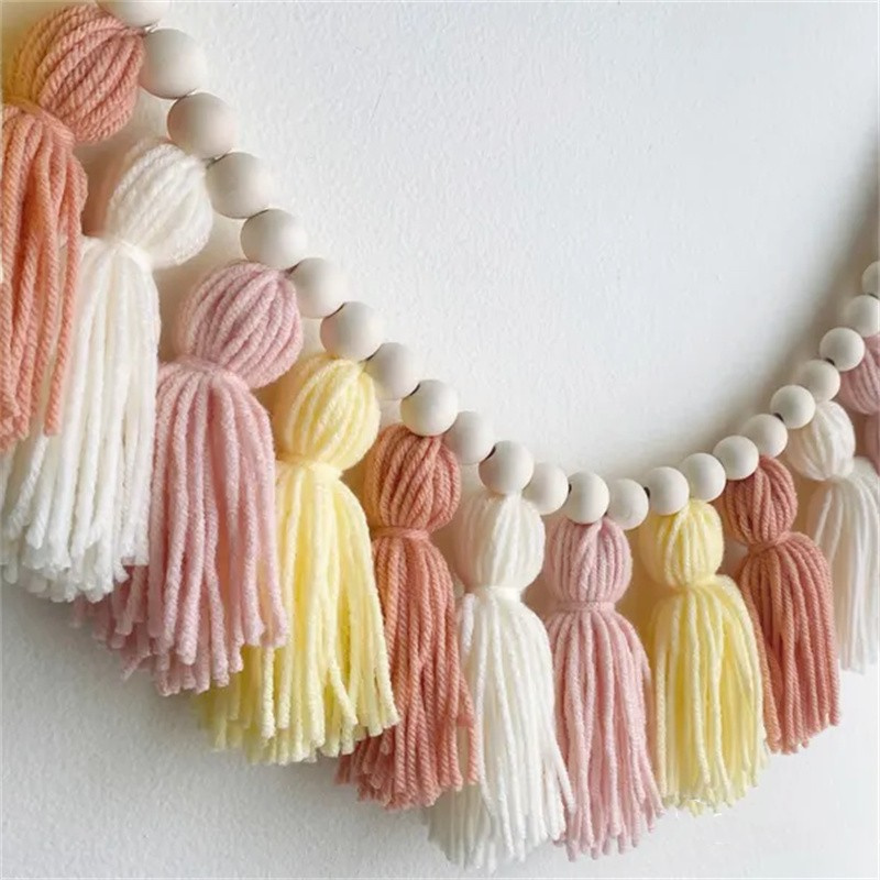 Yellow Boho Tassel Garlands Wa - Baby Nursery Garland ulasan dan harga