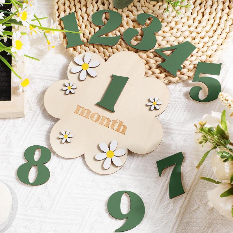 Wooden Baby Monthly Milestone  - Milestone Card Set ulasan dan harga