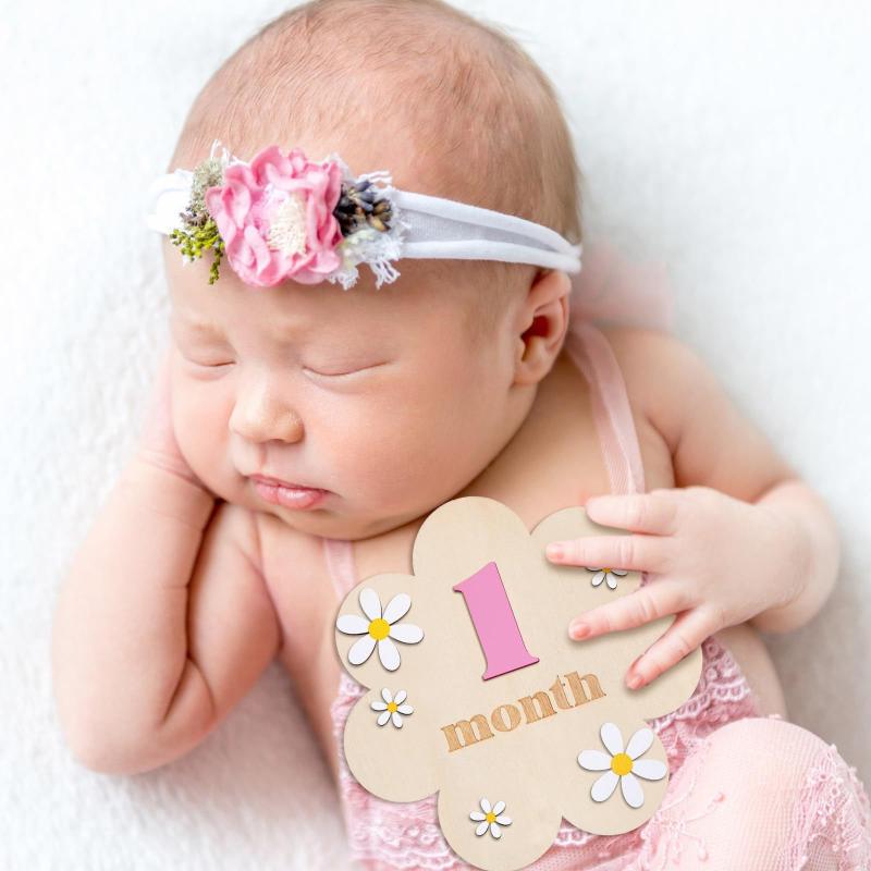 Wooden Baby Monthly Milestone  - Milestone Card Set ulasan dan harga