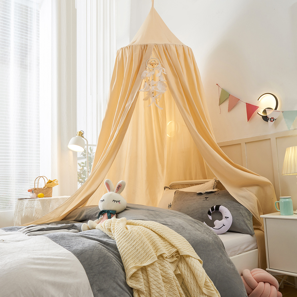 Kids Mosquito Net Baby Crib Cu - Baby Nursery Curtains ulasan dan harga