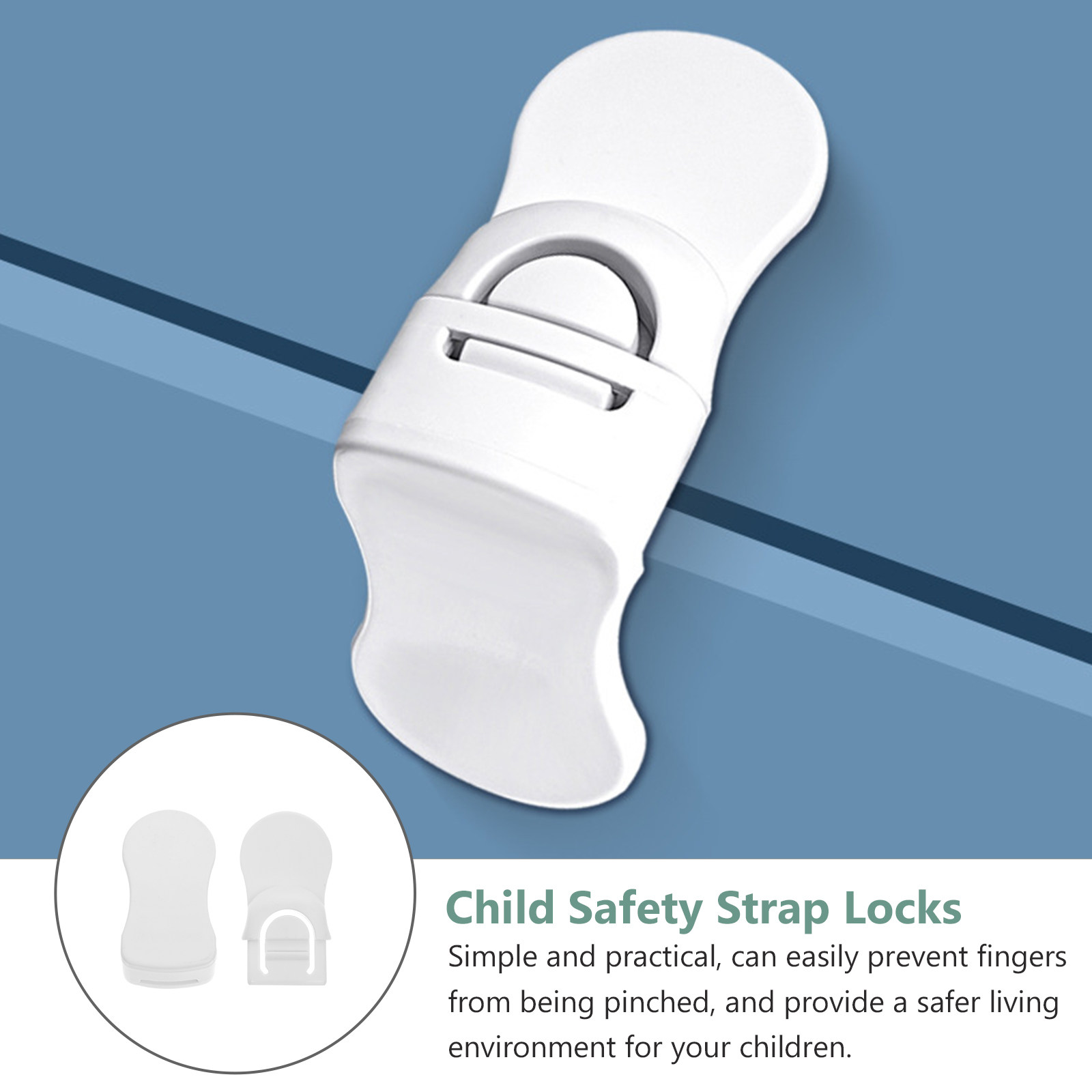 6Pcs Childproof Cabinet Locks  - Baby Nursery Drawers ulasan dan harga