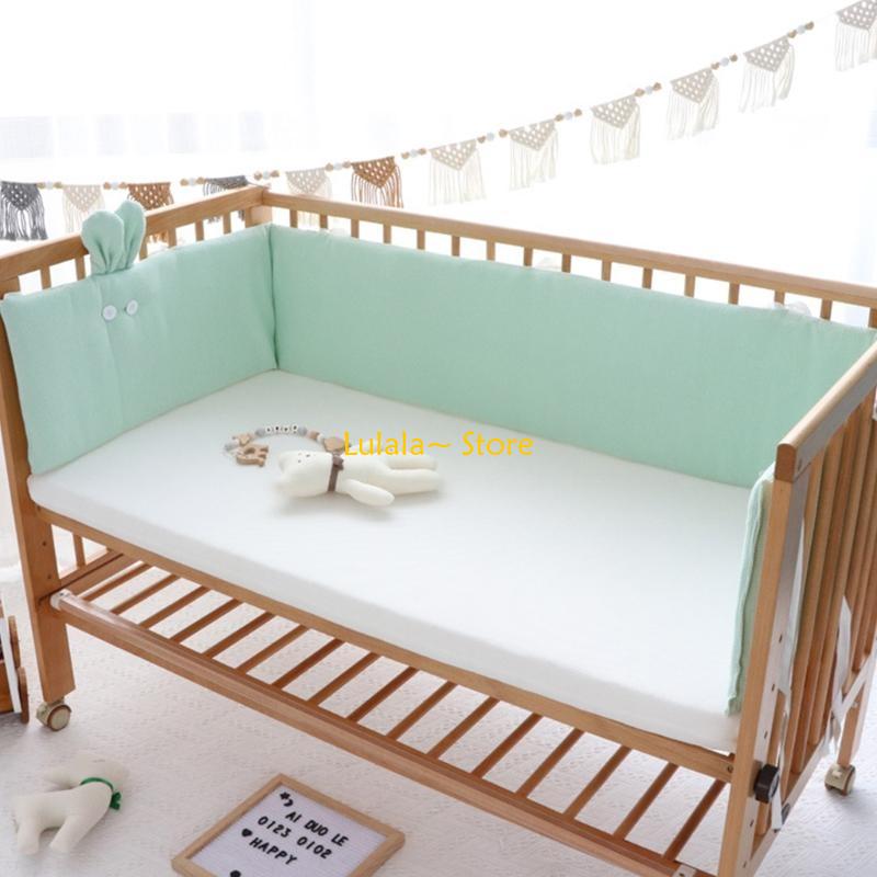 Y4QA 200x32cm Baby Cot Bumper  - Baby Nursery Cushion ulasan dan harga