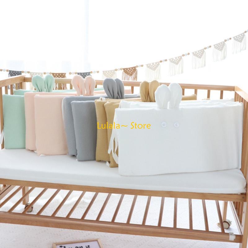 Y4QA 200x32cm Baby Cot Bumper  - Baby Nursery Cushion ulasan dan harga